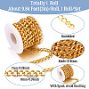 9.84 Feet Brass Faceted Curb Chains CHC-TA0001-31-4