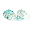 Electroplate Transparent Acrylic Beads PACR-CJC0008-08B-2