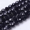 Glass Beads Strands EGLA-J042-8mm-08-2