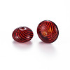 Transparent Handmade Blown Glass Globe Beads GLAA-T012-19A-2