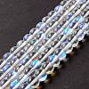 Synthetic Moonstone Beads Strands G-E573-02B-14-6