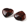 Heart Natural Mahogany Obsidian Palm Stones G-C134-06A-24-2