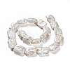 Natural Baroque Pearl Keshi Pearl Beads Strands PEAR-T001-03-4
