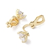 Brass Clip-on Earring Findings for Women EJEW-V002-04G-02-2