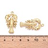 304 Stainless Steel Lobster Pendants STAS-T067-25G-3