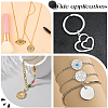 160Pcs 2 Colors Brass Split Rings KK-BBC0023-08A-5