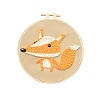 Animal Theme DIY Display Decoration Punch Embroidery Beginner Kit SENE-PW0003-073R-1