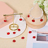 12Pcs Alloy Enamel Pendants FIND-CA0009-59-5