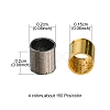 600Pcs 4 Colors Brass Crimp Beads KK-YW0001-52-4