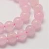 Natural Rose Quartz Beads Strands G-P281-02-6mm-3