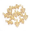 Tibetan Style Alloy Metal Fleur De Lis Pendants EA8747Y-G-1