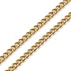 Adjustable 304 Stainless Steel Curb Chains Necklaces Making AJEW-JB01215-02-3