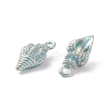 Alloy Enamel Pendants X-PALLOY-F224-07-5