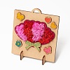 DIY Handmade Wooden Art kits DIY-P014-A04-1