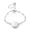 Tarnish Resistant 304 Stainless Steel Bracelet Making STAS-L248-008P-B-2