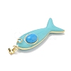 Ocean Dyed Synthetic Turquoise Pendants X-GG-CBA6980-12G-E-2
