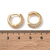 SHEGRACE Brass Micro Pave Cubic Zirconia Huggie Hoop Earrings XGRQ4G233-669G-3