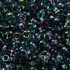 3/0 Baking Paint Transparent Colours Glass Round Beads SEED-L011-13A-07-3
