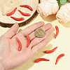 10Pcs Handmade Porcelain Pendants PORC-FS0001-60-4