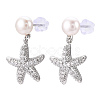 Natural Pearl Stud Earrings PEAR-N020-05T-3