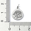 Non-Tarnish 304 Stainless Steel Charms STAS-C097-46P-04-3