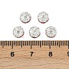 Brass Rhinestone Spacer Beads RB-A014-L6mm-21S-2