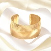 304 Stainless Steel Cuff Bangles for Women BJEW-B120-04G-02-2