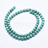 Natural Magnesite Beads Strands G-K244-02-8mm-02-2