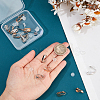 20Pcs 2 Colors Brass Clip on Earring Findings KK-SP0001-21-3
