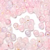 Frosted Transparent Acrylic Beads OACR-F013-12J-1