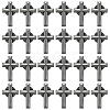 24Pcs Cross Alloy Lapel Pin Backs for Backpack Clothes JEWB-FH0002-99B-1