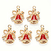 Alloy Enamel Pendants X-ENAM-S121-105B-2