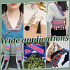 7M Ethnic Style Polyester Flower Jacquard Ribbons OCOR-WH0091-72A-01-6