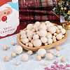Unfinished Wood Beads WOOD-TA0001-24-5