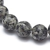 Natural Sesame Jasper/Kiwi Jasper Bead Stretch Bracelets X-BJEW-K212-B-033-3