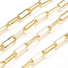 Soldered Brass Paperclip Chains CHC-D025-01G-2