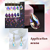 DIY Teardrop Crystal Chandelier Parts Making Findings DIY-SP0001-30-5