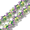 Transparent Glass Beads Strands LAMP-K037-15B-1