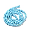 Opaque Glass Beads Strands EGLA-A035-P6mm-L08-2