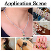 2Bags 200Pcs Transparent Glass Beads GLAA-TA0003-44D-8