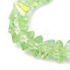 Transparent Glass Beads Strands EGLA-P061-04B-AB03-3