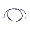 5 Colors Braided Nylon Cord Sets for DIY Bracelet Making AJEW-JB01239-2
