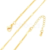 Brass Curb Chains Necklaces for Women NJEW-D302-07G-2