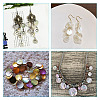150Pcs 3 Styles Natural Akoya Shell Flat Round Charms BSHE-TA0001-09-7