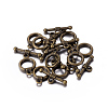 Tibetan Style Alloy Toggle Clasps X-MLF0034Y-NF-2