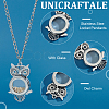 2Pcs 304 Stainless Stee Locket Pendants STAS-UN0061-52-4