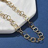 304 Stainless Steel Rolo Chains Bracelets for Women BJEW-U043-02G-2