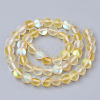 Synthetic Moonstone Beads Strands G-S283-8mm-14-2