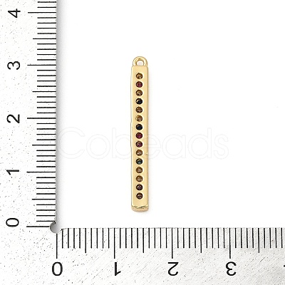 Brass Micro Pave Cubic Zirconia Pendants KK-G526-10G-1