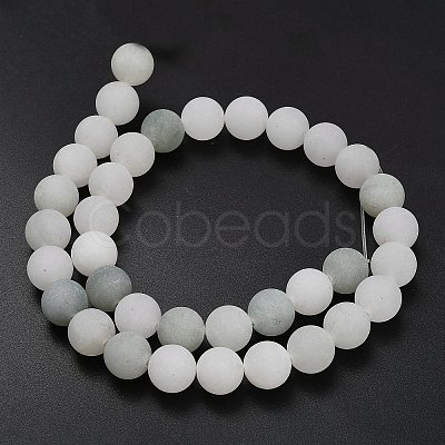 Natural Tianshan Cui Quartzite Beads Strands G-G305-A02-10mm-1